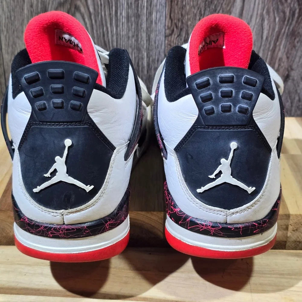 Jordan 4 Retro Flight Nostalgia Pale Citron 308497-116‎ Size 11 White 2018 Tag